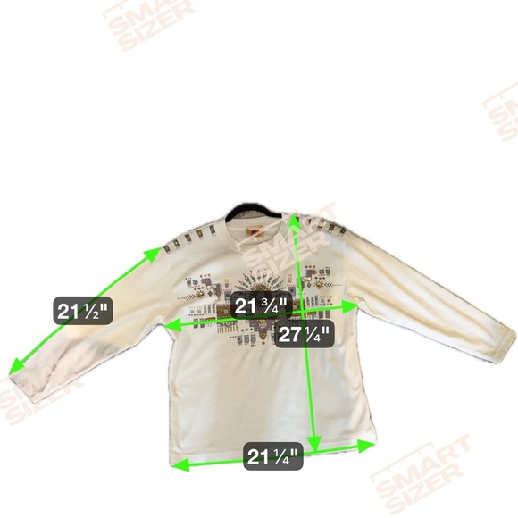 Vintage Myo Piñon Clothing Women’s Aztec Southwestern OffWhite Long Sleeve Shirt - Picture 10 of 10
